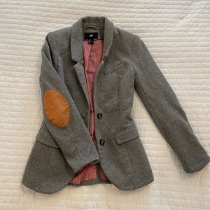H&M blazer with elbow patch detail